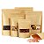Saco Zip Kraft Stand Up Pouch 14x20+4 - C/Visor - Imagem 1