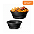Base de Marmita EPS Preta 500ml / 750ml / 1100ml – Modelos PT-102 e PT-104 | Copobras - Imagem 2