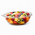 Saladeira F-251 Pote Plástico Redondo com Lacre Transparente 500ml | Fibraform - Imagem 1