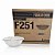 Saladeira F-251 Pote Plástico Redondo com Lacre Transparente 500ml - 100un | Fibraform - Imagem 1