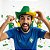 Chapéu Cowboy Verde e Amarelo Brasil Copa Do Mundo Torcida | Modamix - Imagem 2