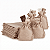 Saquinhos de Juta 13x18cm Marrom | Fox Import - Imagem 2