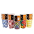 Copo Papel 270ML Xadrez - C/10un | Silver Festas - Imagem 1