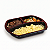 Bandeja Forneável G-231 Preta C/ 3 DIV 850ml | Galvanotek - Imagem 1