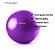 Bola suiça para pilates exercícios ginástica 65cm Hidrolight cor roxa - Imagem 3