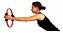 Arco Anel Flexivel P/ Pilates Circulo Mágico Flex Ring Live Cor Laranja - Imagem 5