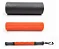 Rolo de massagem 3x1 Liveup Sports preto 46.5x15cm PVC - Imagem 4