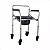 Cadeira De Banho Higienica Adulto Aluminio Dobravel 100 Kg - Imagem 2