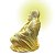 Buda Dourado da Prosperidade – Impressão 3D Premium - Imagem 3