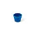 Pote Dappen Silicone Azul Maquira - Imagem 1