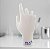 Luva de Látex Descartável Branca com pó - tam M - Volk - Imagem 5
