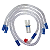 Circuito Simples 1,50M + 1,80M - Valvula Leak Port - Adulto - Invasivo - Ref L319- Lumiar - Imagem 1