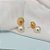 Brinco Bold Pérola - Banhado a Ouro 18k - Imagem 2