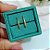 Brinco Ear Hook Palito Cravejado - Banhado a Ouro 18k - Imagem 1