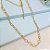 Colar Choker Elos Ovais - Banhado a Ouro 18k - Imagem 1