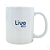 Caneca Branca De Porcelana LIVE PREMIUM P/Sublimação - 6 Unidades - Imagem 1