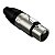 Kit de 5 Conectores Plug Xlr Canon Fêmea Cabo Wireconex - Imagem 2
