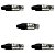 Kit de 5 Conectores Plug Xlr Canon Fêmea Cabo Wireconex - Imagem 1