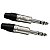 Kit Conector Plug P10 Stereo Cabo Guitarra Violão Baixo 10Un - Imagem 4