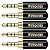 Kit 5 Conectores P2 Trrs Linha Wc 2314 Wireconex - Imagem 1