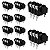 Kit 10 Conectores P10 Stereo Femea Painel Wc 345 Wireconex - Imagem 1
