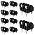Kit 10 Conectores P10  Mono Femea Painel Ts Wc 344 Wireconex - Imagem 1