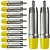 Kit 10 Plugs Rca Macho Nickel Wc 1212 Amarelo Wireconex - Imagem 1