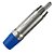 Kit 10 Plugs Rca Macho Nickel Wc 1212 Azul Wireconex - Imagem 3