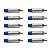Kit 10 Plugs Rca Macho Nickel Wc 1212 Azul Wireconex - Imagem 5