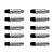 Kit 10 Plugs RCA Fêmea Preto Nickel Wc 1222 Wireconex - Imagem 2