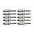 Kit 10 Conectores P10 Mono Wc 153 Prata Wireconex - Imagem 1