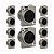 Kit 10 Conectores XLR Fêmea Painel Wc 1023 Wireconex - Imagem 1