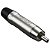Kit 10 Conectores Plug RCA Macho Wc 1212 Preto Wireconex - Imagem 2