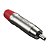 Kit 10 Conectores Plug RCA Macho Wc 1212 Vermelho Wireconex - Imagem 4