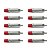 Kit 10 Conectores Plug RCA Macho Wc 1212 Vermelho Wireconex - Imagem 2