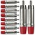Kit 10 Conectores Plug RCA Macho Wc 1212 Vermelho Wireconex - Imagem 1