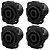 Kit 4 Conectores SPEAKON Fêmea Painel Wc 1604 Wireconex - Imagem 1
