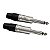 Kit 10 Conectores Plug P10 Mono Cabo WC 1112 Wireconex - Imagem 2
