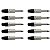 Kit 10 Conectores Plug P10 Mono Cabo WC 1112 Wireconex - Imagem 1