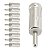 Kit com 10 Adaptadores Machos de Antena Cb90 Storm - Imagem 1