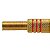 Kit com 10 Conectores Linha RCA Macho Metal Gold Vermelho Storm - Imagem 4