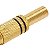 Kit com 10 Conectores Linha RCA Macho Metal Gold Preto Storm - Imagem 4