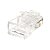 Kit com 100 Plugs Modulares RJ45 CAT6 Storm - Imagem 2