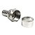 Kit com 100 Conectores F Rg 59 com Anel Corpo Longo Storm - Imagem 2