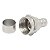 Kit com 100 Conectores F Rg 59 com Anel Corpo Longo Storm - Imagem 1