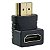Adaptador HDMI Macho para HDMI Fêmea Gold 90 Graus Storm - Imagem 3