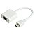 Conversor HDMI para VGA com Audio Branco Storm - Imagem 1
