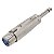 Kit com 5 Adaptadores XLR Fêmea P10 Mono Metal Storm - Imagem 2