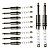 Kit com 10 Conectores P10 Macho Linha Mono com Mola Espacada e Ponta Gold Storm - Imagem 1