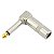 Kit com 10 Conectores P10 Macho Linha Mono 90 Graus Metal Ponta Gold Storm - Imagem 3